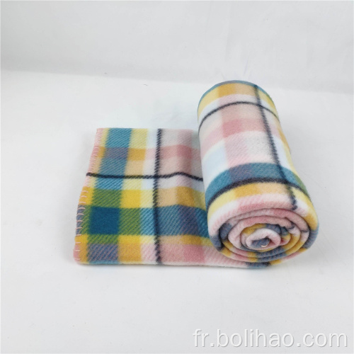 Vente chaude brossée en toison en toison tissu pour couverture pour couverture